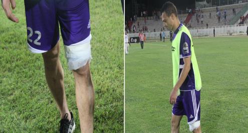 دويدار يتسبب في إصابة طلبة بتدريبات الزمالك 